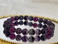 8㎜フローライトのパワーストーンブレスレット内径16センチ