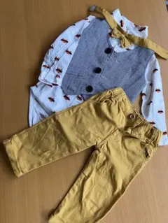 リスプリントシャツとセレモニースーツ