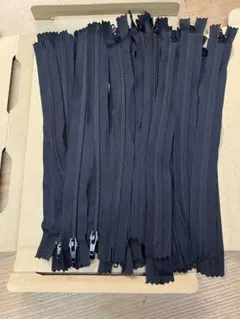 30cmコイルファスナー黒30本