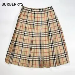 BURBERRYS ノバチェック プリーツスカート ベージュ 160A ウール