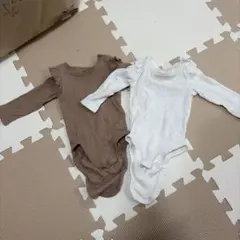 H&M ベビー ロンパース 2枚セット
