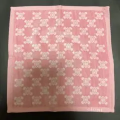 CELINE セリーヌ ミニテリー ハンカチ ピンク