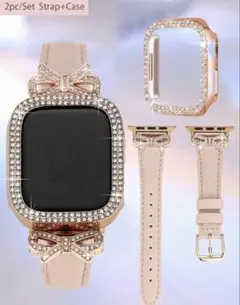 Applewatch ケース リボンストラップ