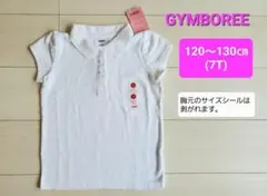 新品未使用 120〜130cm GYMBOREE　白色　半袖　ポロシャツ