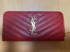 【新品・未使用】サンローラン長財布　レッド