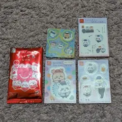 ちいかわ マクドナルド ステッカー モモンガ 古本屋 丸美屋　キラキラステッカー