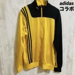 【コラボ】adidas × EUROSPORT 刺繍ロゴ トラックジャケット