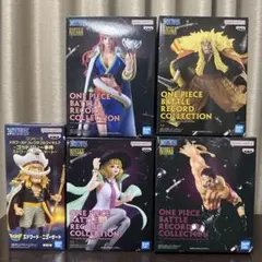 ワンピースBATTLE RECORD COLLECTIONフィギュア×4種+1