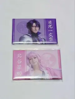 刀ステ 刀剣乱舞 十口伝 スクエア缶バッジ 日光一文字 北谷菜切