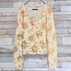360 『INGNI』　イング　（M）　カーディガン　長袖　花柄　清楚