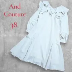 アンドクチュール And Couture 長袖ワンピース【38(M)】アイボリー