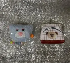 mojojojo 水色　フェイスマスコット　がま口ポーチ　セット