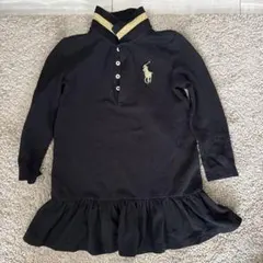 Polo Ralph Lauren 黒 フリルワンピース　3T