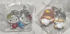 サンリオ　なかよしドロップチャーム　キティ&ミミィ　リトルツインスターズ
