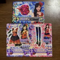 アイカツカード スペシャルコラボ ローズパッションコーデ3枚セット