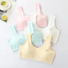ジュニア ブラ 4枚セット ファーストブラ スポブラ パット付 取り外し可
