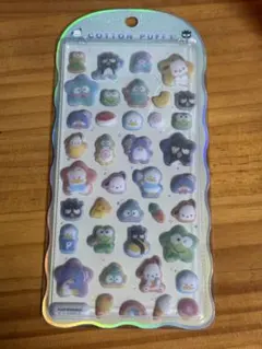 サンリオ キャラクター 立体シール コットンパフィー ボンボンドロップシール