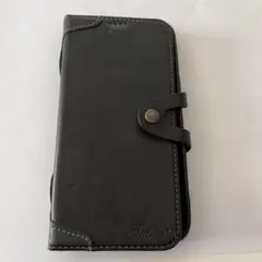 Suteni iPhone14ProMax用 手帳型ケース ブラック