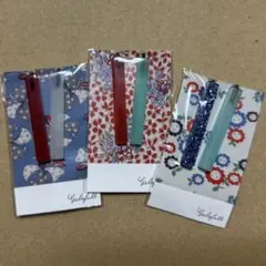 フェリシモ ガラフルデッドストックみたいなつやんとレトロなヘアピン3個set