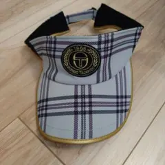 Sergio Tacchini チェック柄 サンバイザーのサムネイル