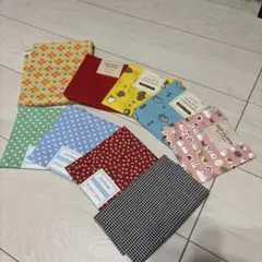 2300円分新品カットクロス花柄水玉チェック布生地ハギレ水色黄色赤ハンドメイド