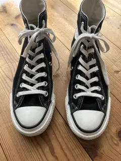 CONVERSE オールスター ブラックハイカットスニーカー 25cm 日本製