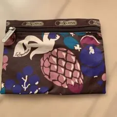 LeSportsac フルーツ柄ポーチ