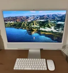 iMac A2874 24インチ 256GB 8GB 2023年モデル ブルー - メルカリ