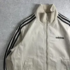 【極上】adidas 00s トラックジャケット ジャージ コットン ベージュのサムネイル