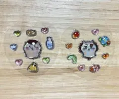 ちいかわ シール ぷっくり ステッカー くりまんじゅう シーサー 2枚セット