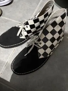 希少Clarks Originals Desert Boot チェック　レザーのサムネイル