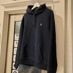 ス*ー様 現行 QRタグ　ポロラルフローレン パーカー ポニー刺繍　ネイビー　フ