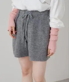 ニット ショートパンツ
