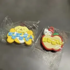 メルヘン工房おなまえホルダーミニチュアラバーマスコットハローキティポムポムプリン