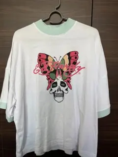 Ed Hardy エドハーディー オーバーサイズ リンガーTシャツ Sのサムネイル