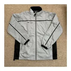 メンズ チャンピオン グレー ウィンドブレーカー ナイロンジャケット 上下セット