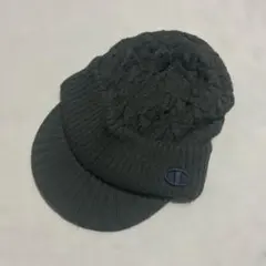 【チャンピオン】ニット帽 ニットキャップ ワークキャップ つば付き