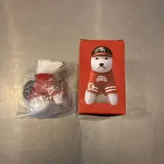 SoftBank ソフトバンクホークス　白い犬 ストラップ 未開封