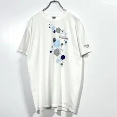 ヴィンテージ・Tシャツ アメリカ テックグラフィック 企業物 ホワイトL