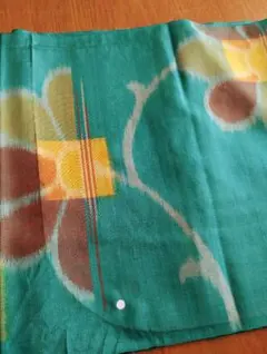 785.古布銘仙グリーン袖