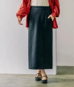 ウツクシルエットIラインスカート　グローバルワーク