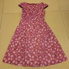 TOCCA 花柄 半袖 ひざ丈ワンピース　サイズ00