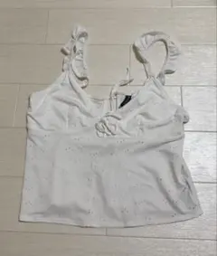 H&M ホワイト キャミソール Sサイズのサムネイル