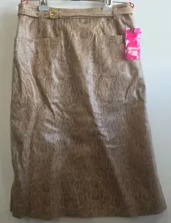 新品　レザー　タイトスカート　革製　レディース　蛇　y19