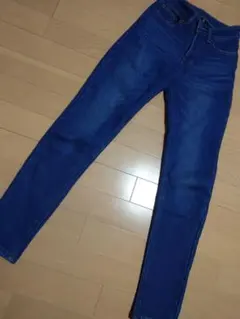 スキニーデニム パンツ 裏起毛 XS