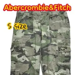 S≪Abercrombie＆Fitch≫アバクロ　迷彩柄　カーゴパンツ　良品　綿