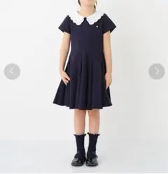 kate spade ネイビー 半袖ワンピース 130