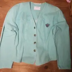 ミントグリーン コットンジャケット US 10