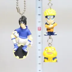 ナルト サスケ フィギュアストラップ２個セット