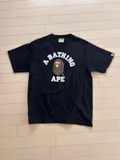 A BATHING APE ゴリラ顔 Tシャツ ブラック 2XL - メルカリ